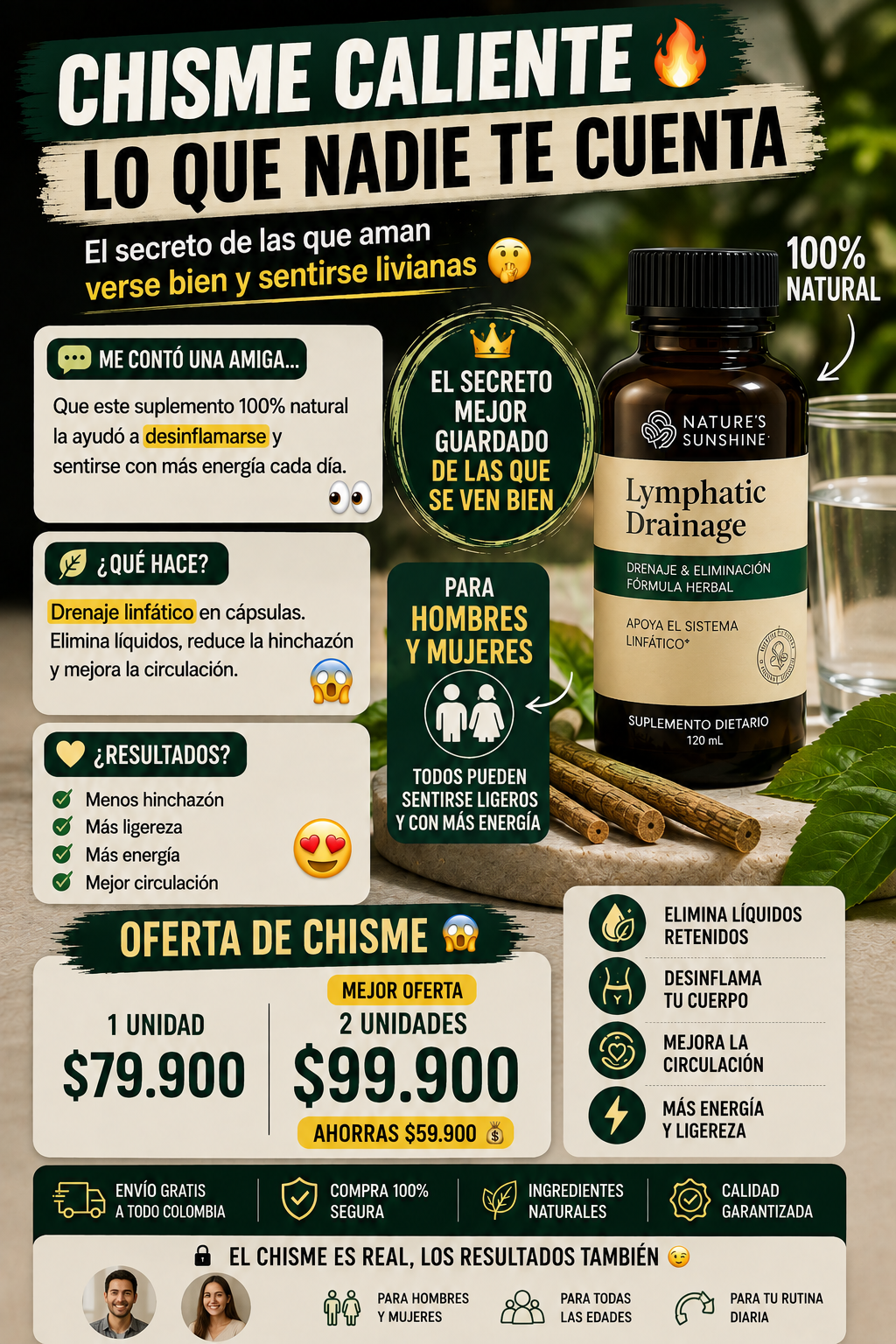 Suplemento dietario con ingredientes de origen natural| PREMIUM