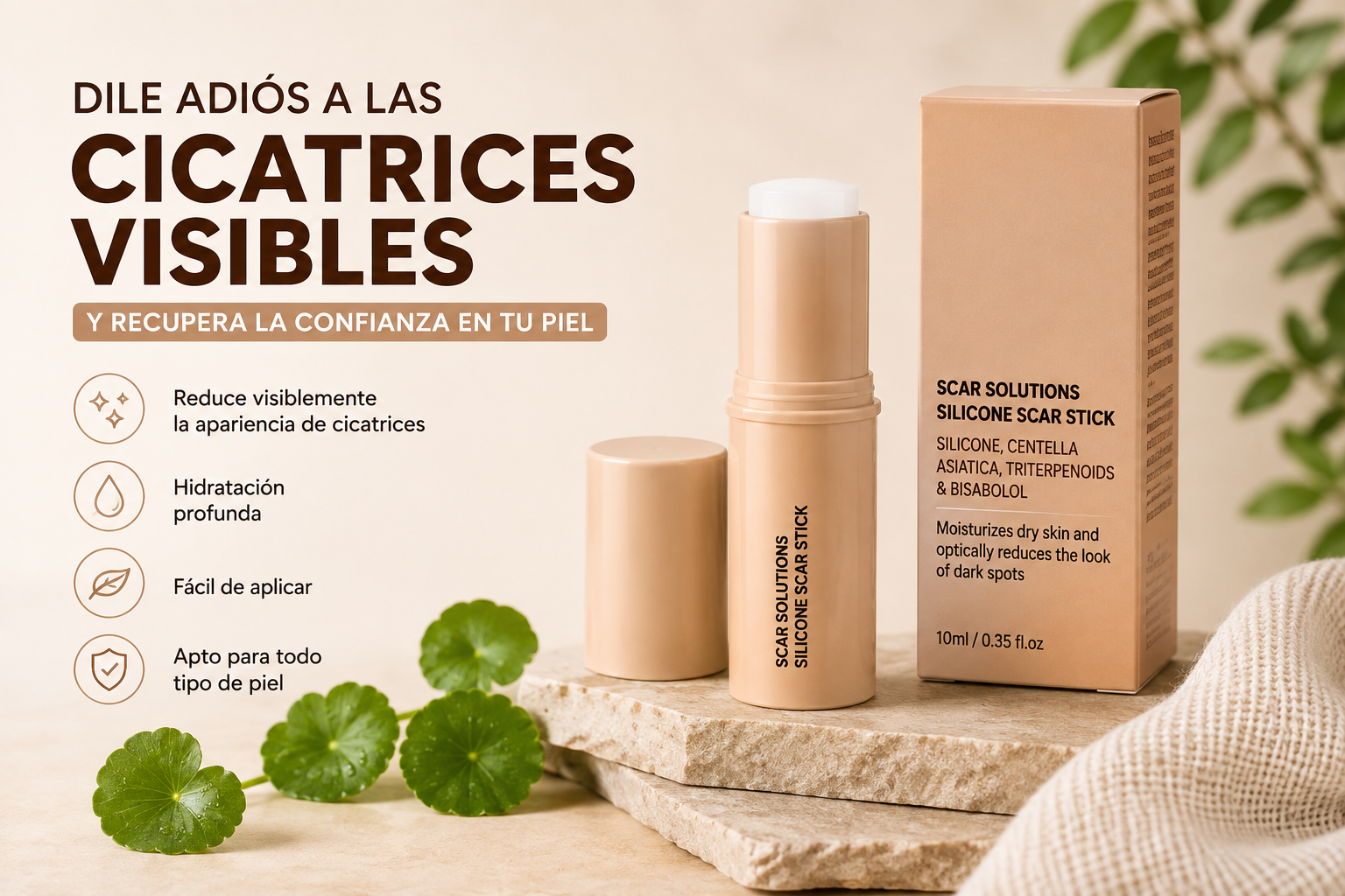 Silicone Scar Stick™ | Barra Reparadora para Cicatrices