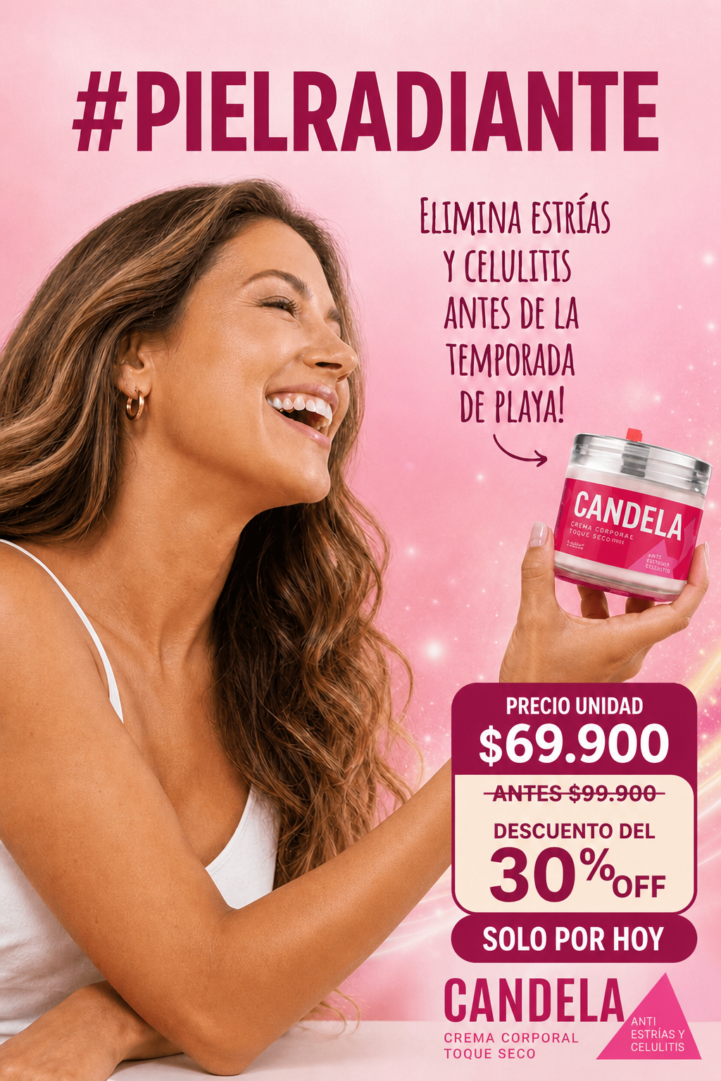 CREMA CANDELA |Borra celulitis y estrias
